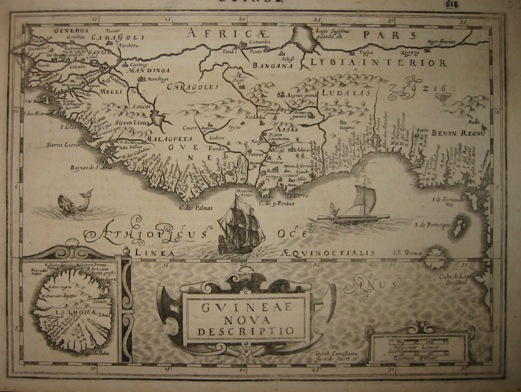 Mercator Gerard - Hondius Jodocus Guineae nova descriptio 1630 Amsterdam